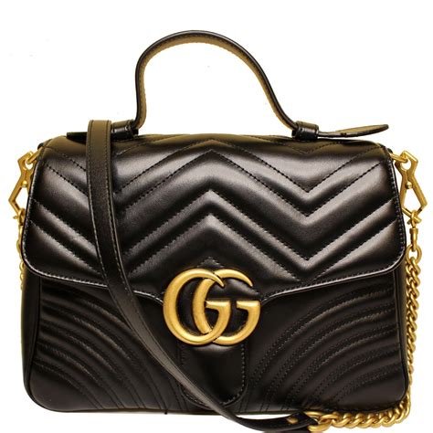 gucci bag black marmont|gucci marmont small shoulder bag.